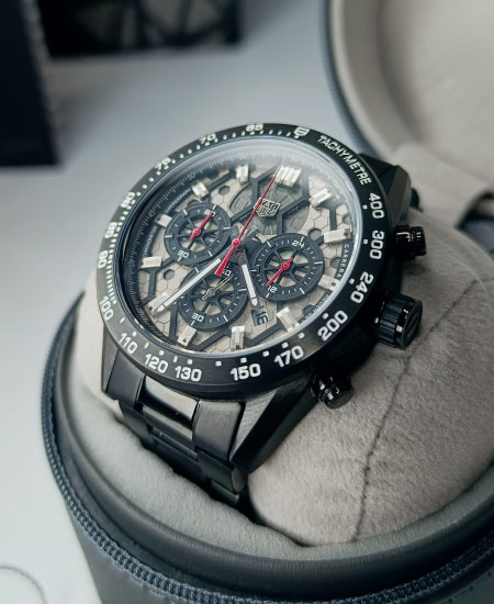 TAG Heuer Carrera Tachymetre Black Watch