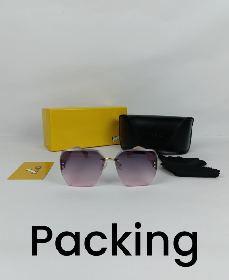 Fendi Women's Sunglasses Coffee Pink FND012 - Image 2