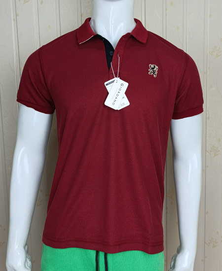 Giordano Polo Shirt Mehroon Small Logo