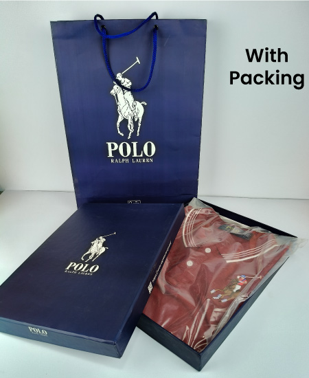 Polo Ralph Lauren Polo Shirts Mehroon Small Logo - Image 2