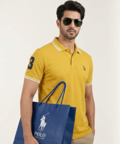 Polo Ralph Lauren Polo Shirts Mustard Small Logo
