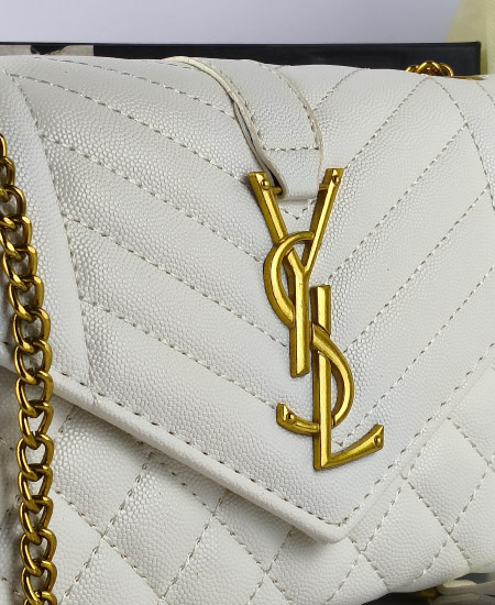 YSL White Handbag 003 - Image 4