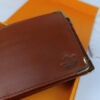Jungle Tree Golden Tip Brown Leather Wallet