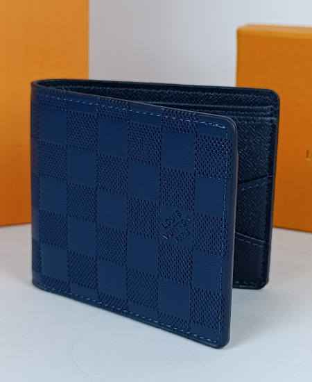 LV Blue Men's Wallet