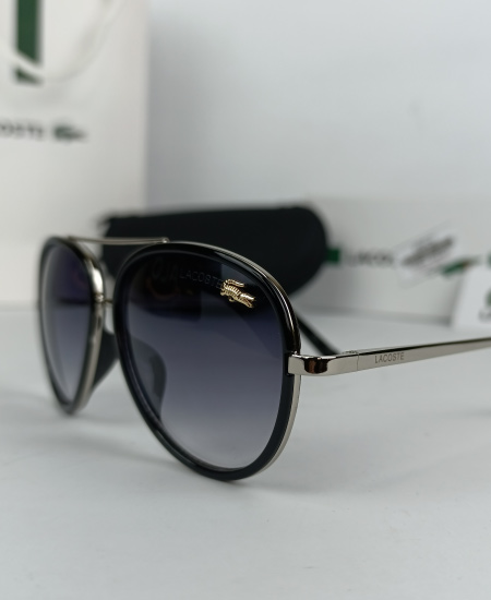 Lacoste Silver Aviator Sunglasses Lac010