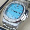 PATEK PHILIPPE Watch NAUTILUS DIMONDS TIFFANY & Co Blue Dial Limited Edition Watch