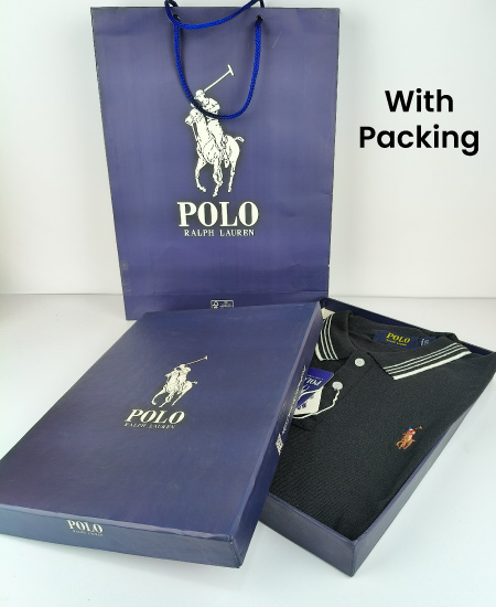 Polo Ralph Lauren Black Polo Shirt - Image 2