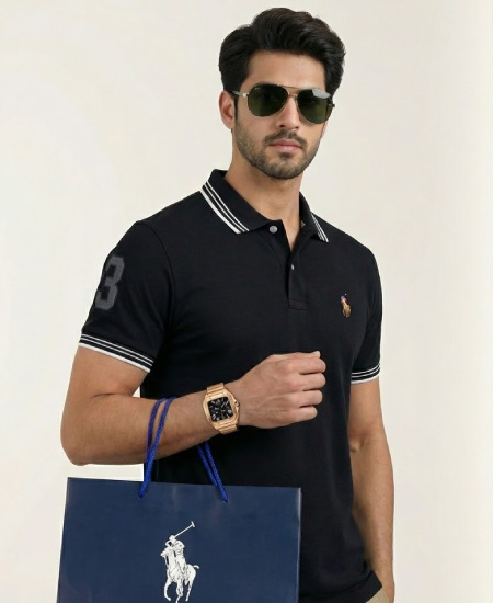 Polo Ralph Lauren Black Polo Shirt