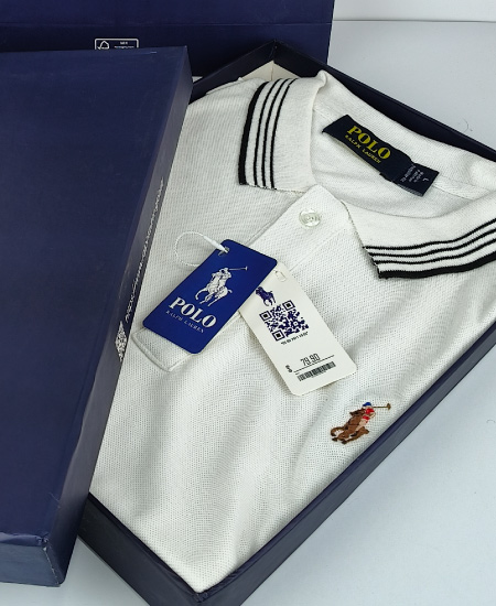 Polo Ralph Lauren Polo Shirts White - Image 8