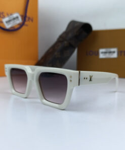 LV Monogram Square White Sunglasses