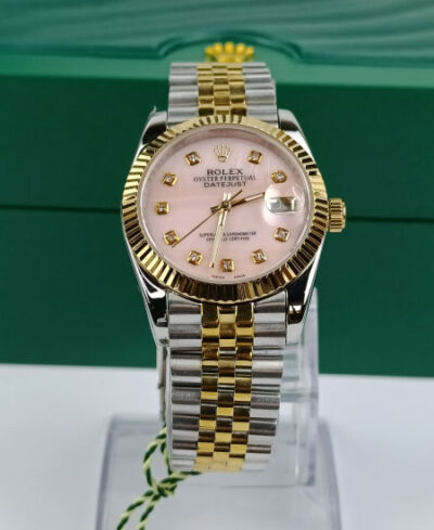 Rolex Datejust Pink Mother of Pearl Diamond Dial 16233 Rolex watch in Pakistan