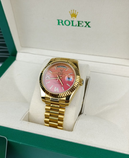 Rolex Day-Date with Carnelian Dial Oyster bezel Watch 128238-0088 Rolex Watch Price in Pakistan