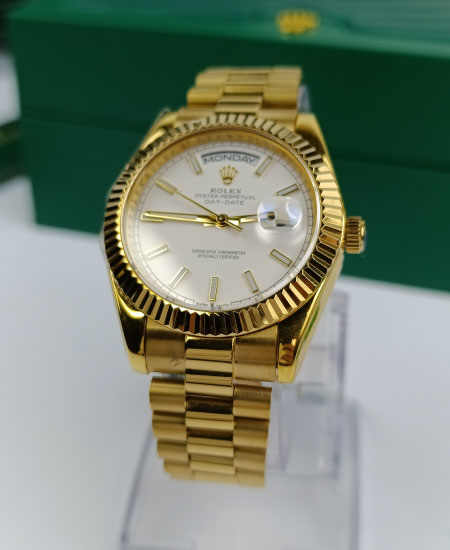 Rolex Yellow Gold White Dial 228238 Rolex Watch Price in Pakistan