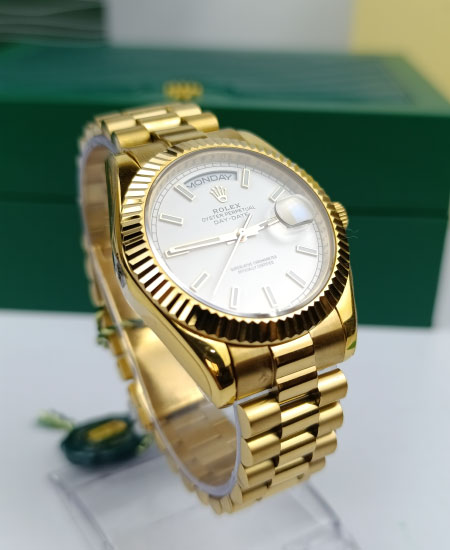 Rolex Yellow Gold White Dial 228238 Rolex Watch Price in Pakistan