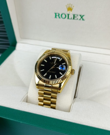 Rolex Yellow gold Black Dial 228238 Rolex Watch Price in Pakistan