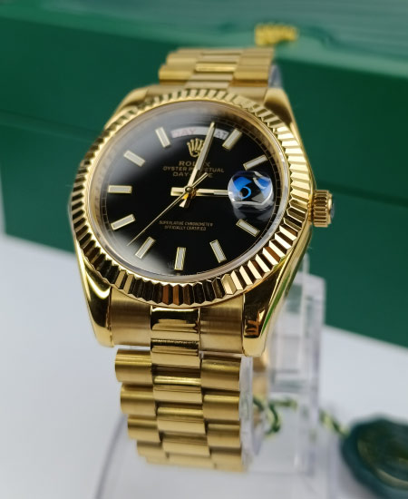 Rolex Yellow gold Black Dial 228238 Rolex Watch Price in Pakistan