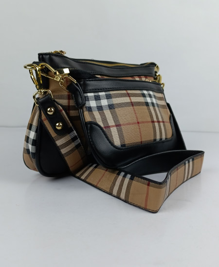 Burberry 2PC Handbag Black - Image 3