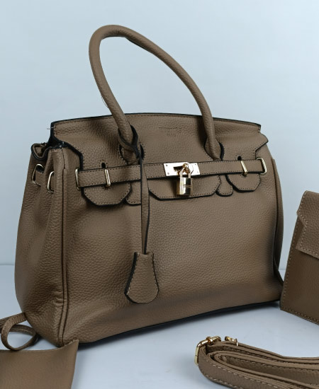 Hermes Birkin Handbag Khaki - Image 3