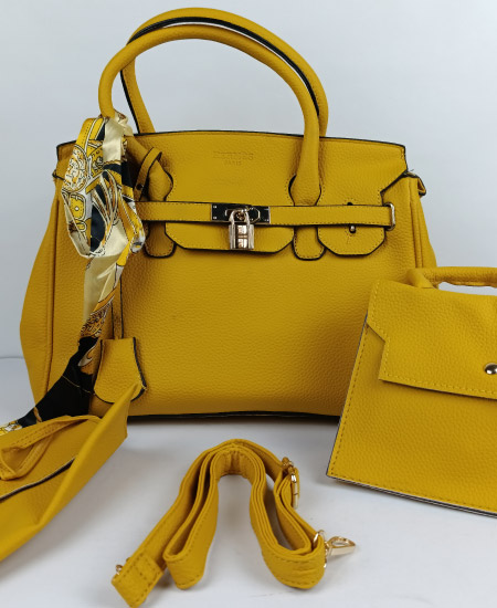 Hermes Birkin Handbag Mustard - Image 5