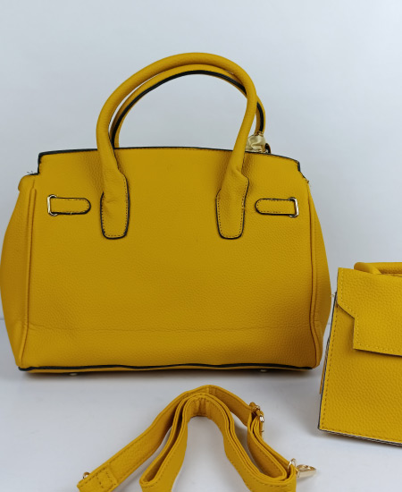 Hermes Birkin Handbag Mustard - Image 4