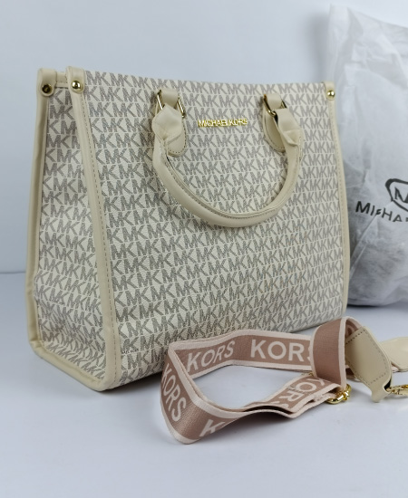 Michael Kors Tote Handbags Off-White