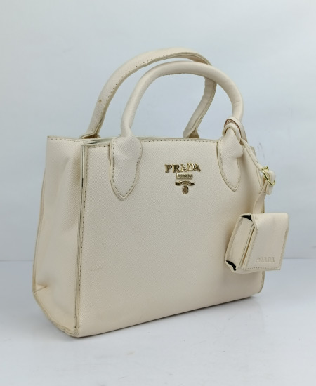 Prada Off-White Handbag