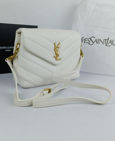 YSL White Handbag 001