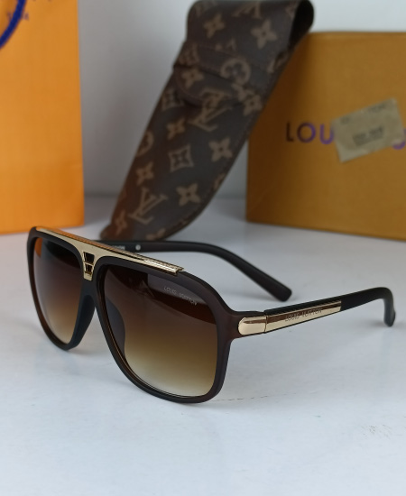 1.1 LV Evidence Sunglasses Brown Gold Z0105W