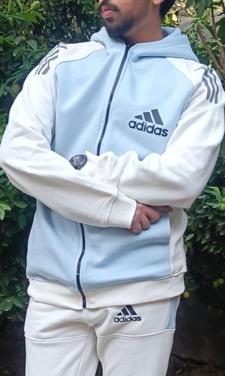 Adidas hoodies Tracksuit Sky Blue