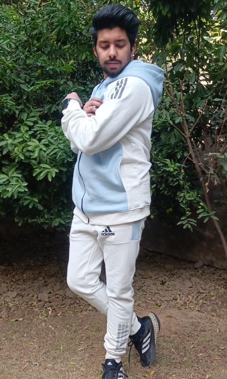 Adidas hoodies Tracksuit Sky Blue - Image 3