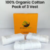 Cotton Vest Pack of 3