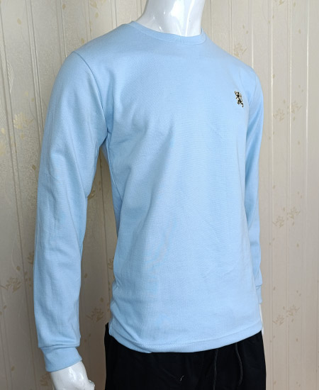 Giordano Sweatshirt Sky Blue - Image 5