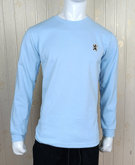 Giordano Sweatshirt Sky Blue - Image 3