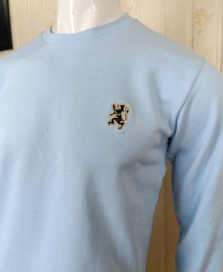 Giordano Sweatshirt Sky Blue - Image 2