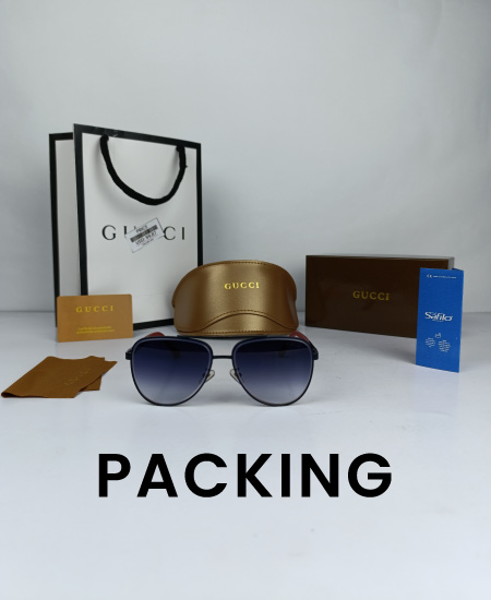 Gucci Sunglasses Aviator Black - Image 2