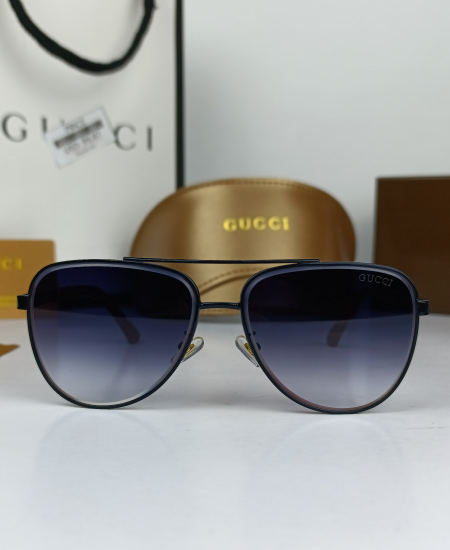 Gucci Sunglasses Aviator Black - Image 4