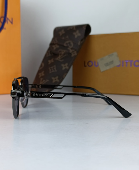 LV Sunglasses Retro Gun Metal LV25 - Image 5