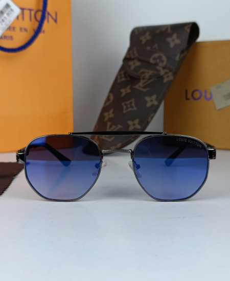 LV Sunglasses Retro Gun Metal LV25 - Image 3