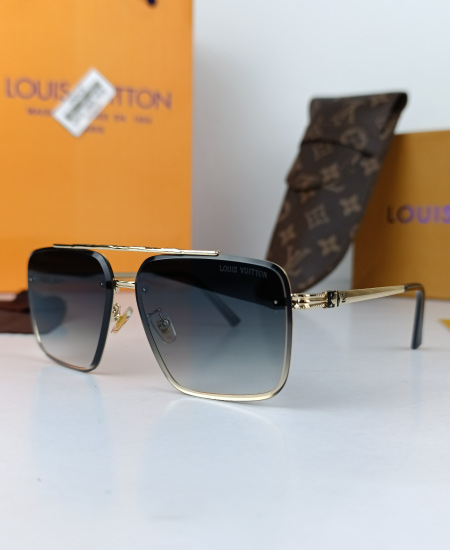 LV Sunglasses Square Golden LV23