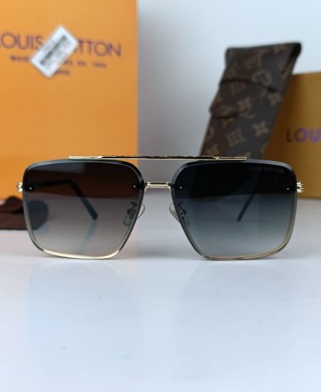 LV Sunglasses Square Golden LV23 - Image 4