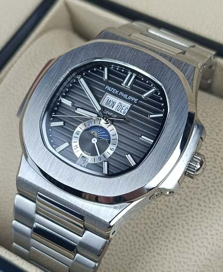 PATEK PHILIPPE Watch 5726A Nautilus Charcoal Black Dial