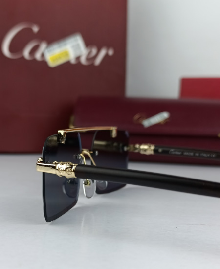 Cartier Sunglasses Black CRT091 - Image 4