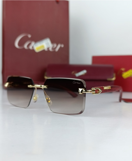 Cartier Sunglasses Brown CRT093