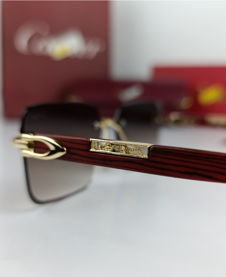 Cartier Sunglasses Brown CRT093 - Image 3