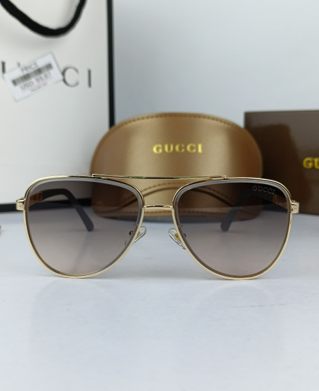 Gucci Sunglasses Aviator Golden Sky - Image 3