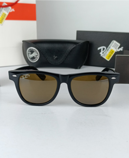 Rayban Wayfarer Sunglasses Polarized RB2140 901-58 3P - Image 3