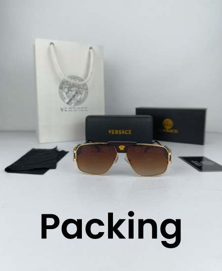 Versace sunglasses Golden Brown VR023 - Image 2