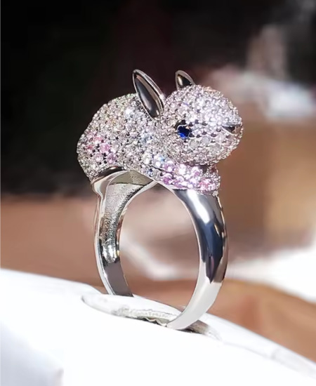 Jungle Tree Rabbit Rings - Image 2