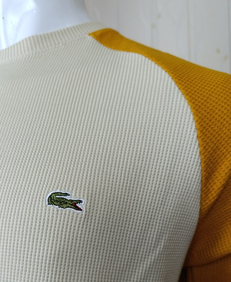 Lacoste Sweatshirts Beige Mustard - Image 3