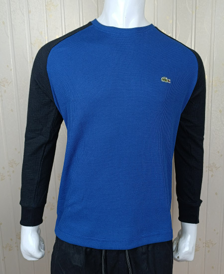 Lacoste Sweatshirts Blue Black - Image 3